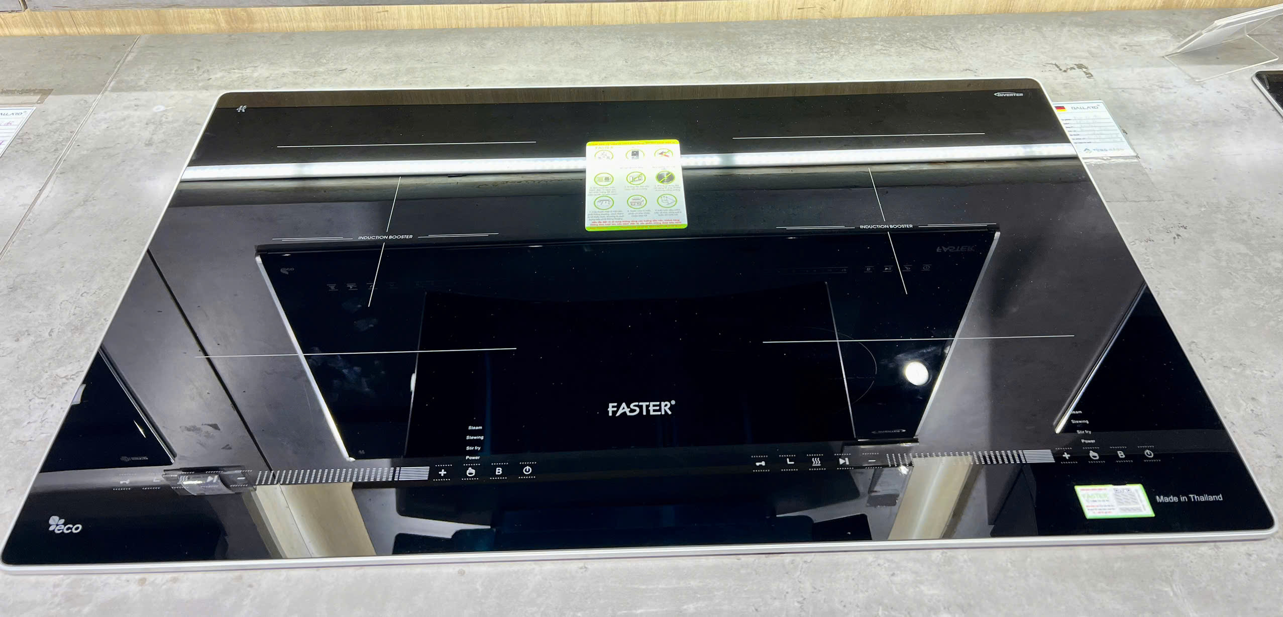 BẾP TỪ ĐÔI FASTER FS 998I PRO